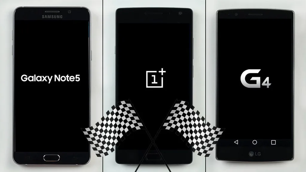 Video: Samsung Galaxy Note 5, OnePlus 2 ve LG G4 hız testinde
