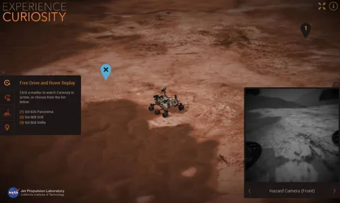 NASA’nın Curiosity simulatörü Mars’ta dolaşmayı mümkün kılıyor
