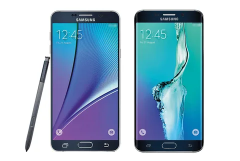 Samsung Galaxy Note 5 ve Galaxy S6 Edge Plus yan yana görüldü
