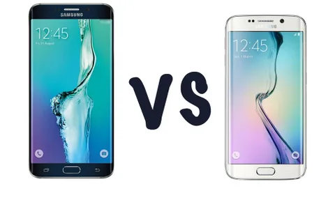 Samsung Galaxy S6 edge+ ve Samsung Galaxy S6 edge karşı karşıya