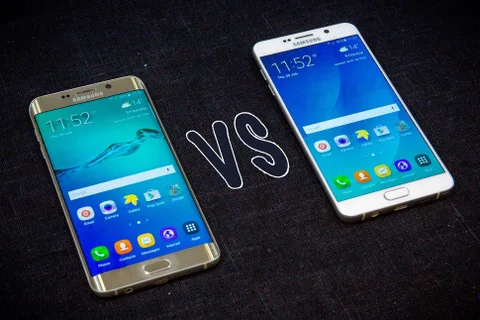 Samsung Galaxy S6 edge+ ve Samsung Galaxy Note 5 karşı karşıya