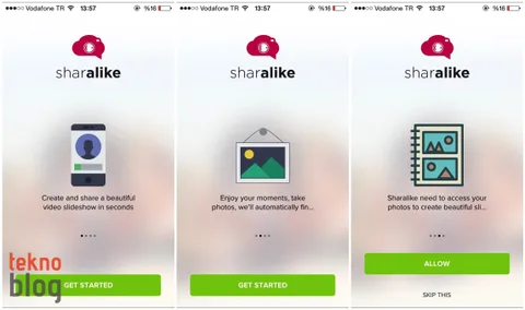 Sharalike: Fotoğraflarınızı videolarda bir araya getirin