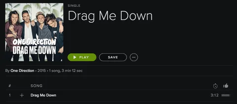 One Direction yeni şarkısı “Drag Me Down” ile Spotify’da rekor kırdı