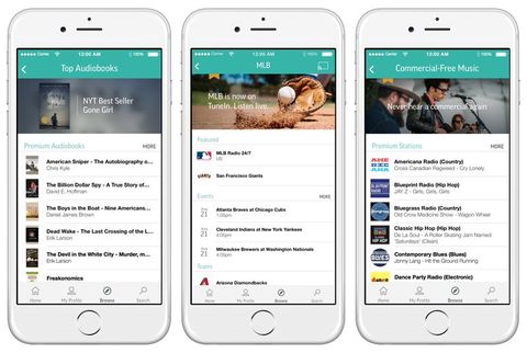 TuneIn paralı paketinde MLB ve reklamsız radyo kanalları sunuyor