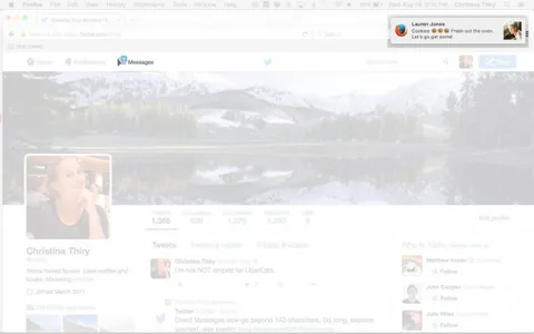 Twitter web sitesinde direkt mesajlar için bildirim desteği sunmaya başladı
