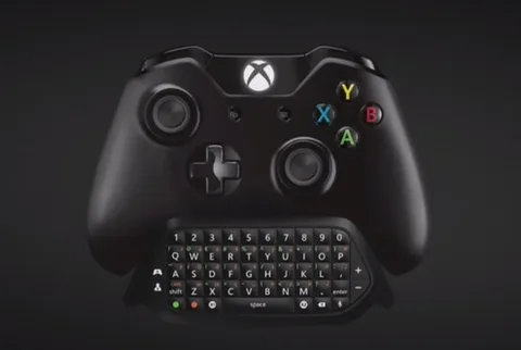 Xbox One kumandası için özel sohbet klavyesi