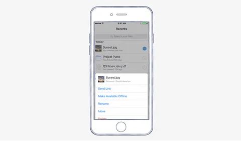 Dropbox iPhone uygulaması iOS 9 için yenilendi