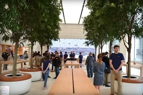 Jony Ive tarafından tasarlanan ilk Apple Store Brüksel’de açıldı