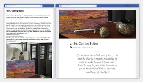 Facebook Notlar’ı Medium benzeri tasarımla yeniden çıkardı