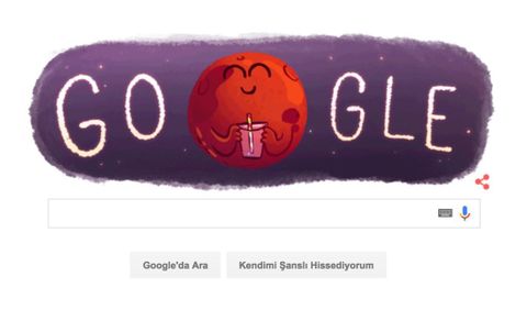 Google Mars’ta su bulunmasını özel bir doodle ile kutluyor