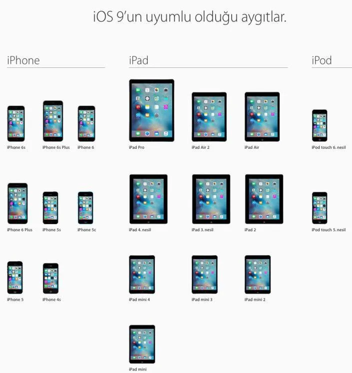 ios-9-destekleyen-cihazlar-160915
