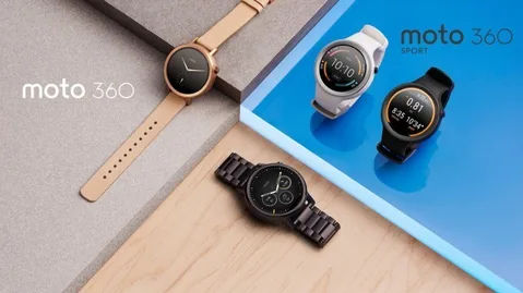 2015 model Motorola Moto 360 ve Moto 360 Sports akıllı saatler tanıtıldı