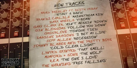 Rock Band 4’ün tam şarkı listesi açıklandı