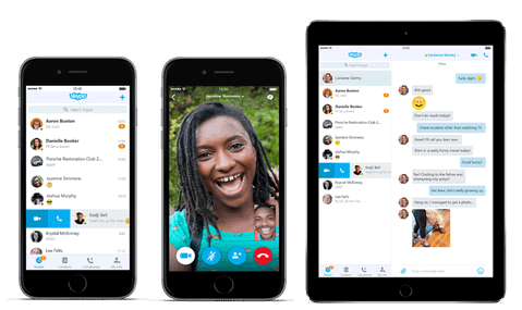 Skype iOS ve Android uygulamalarında Windows Phone tasarımına son