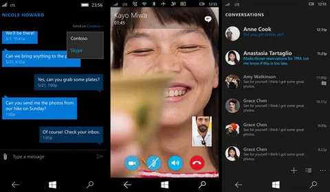 Windows 10 Mobile ile çalışacak yeni Skype uygulamaları beta olarak çıktı