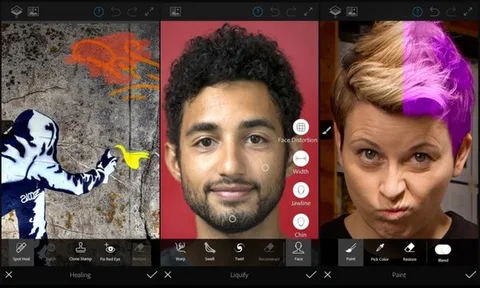 Adobe Photoshop Fix ve Capture CC mobil uygulamalar arasına katıldı