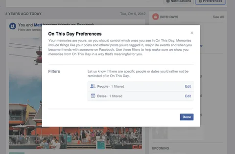 Facebook kötü anıları nostaljiden çıkarmaya izin veriyor