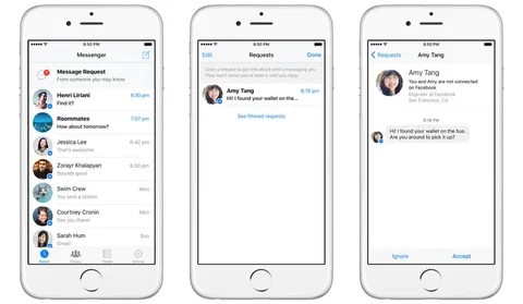 Facebook gelen kutusundaki “Diğerleri” sekmesini “Mesaj İstekleri” ile değiştiriyor
