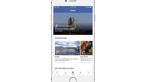 Facebook videolara özel akışı test etmeye başlıyor