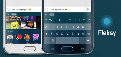 Fleksy mobil klavyenin yeni sürümüyle kişiselleştirilebilir temalar oluşturulabiliyor