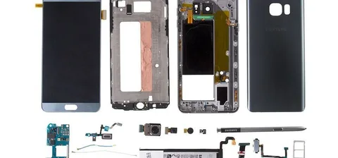 Samsung Galaxy Note 5 parçalarına ayrıldı