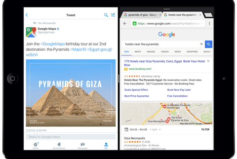 Google Chrome iOS’e Split View çoklu görev desteği