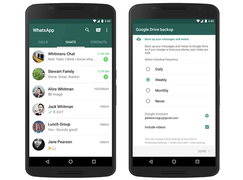 WhatsApp Android kullanıcılarına Google Drive ile yedekleme imkanı