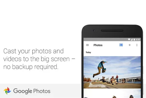 Google Fotoğraflar Android uygulamasına Chromecast desteği
