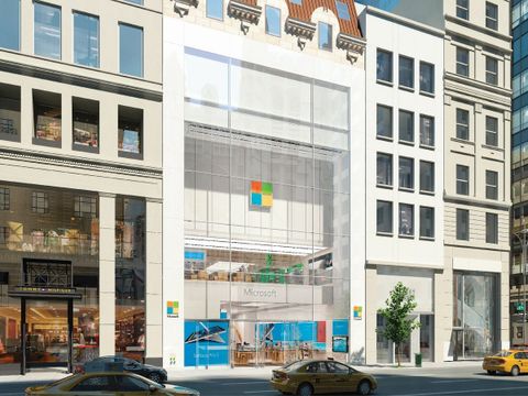 Microsoft New York’taki amiral gemisi mağazasının kapılarını 26 Ekimde açacak