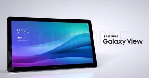 18.4 inç ekranlı Samsung Galaxy View’e ait yeni fotoğraflar ortaya çıktı