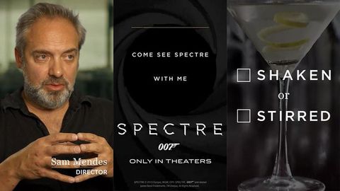 Yeni James Bond filmi Spectre’nin kamera arkası Snapchat’te