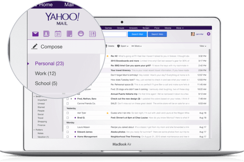 Yahoo Mail yepyeni bir görünüm ve özelliklerle kullanıcılarının karşısında