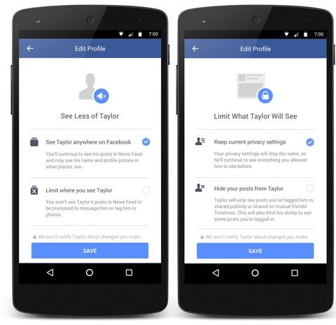 Facebook ayrılık sonrası eski sevgilisinden uzaklaşmak isteyenlere yardım edecek