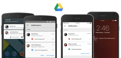 Google Drive dosya paylaşılan kullanıcılara bildirim gönderecek