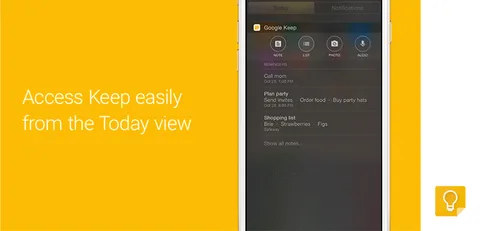 Google Keep iOS uygulaması güncellemeyle paylaşım eklentisine kavuştu