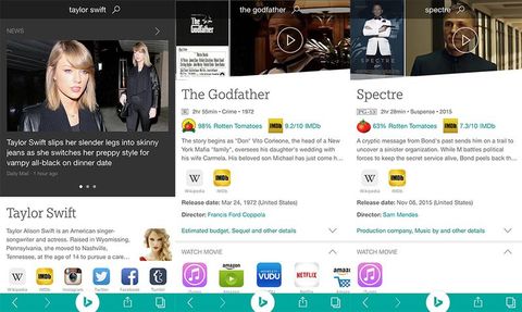 Microsoft Bing iPhone uygulaması güncellendi