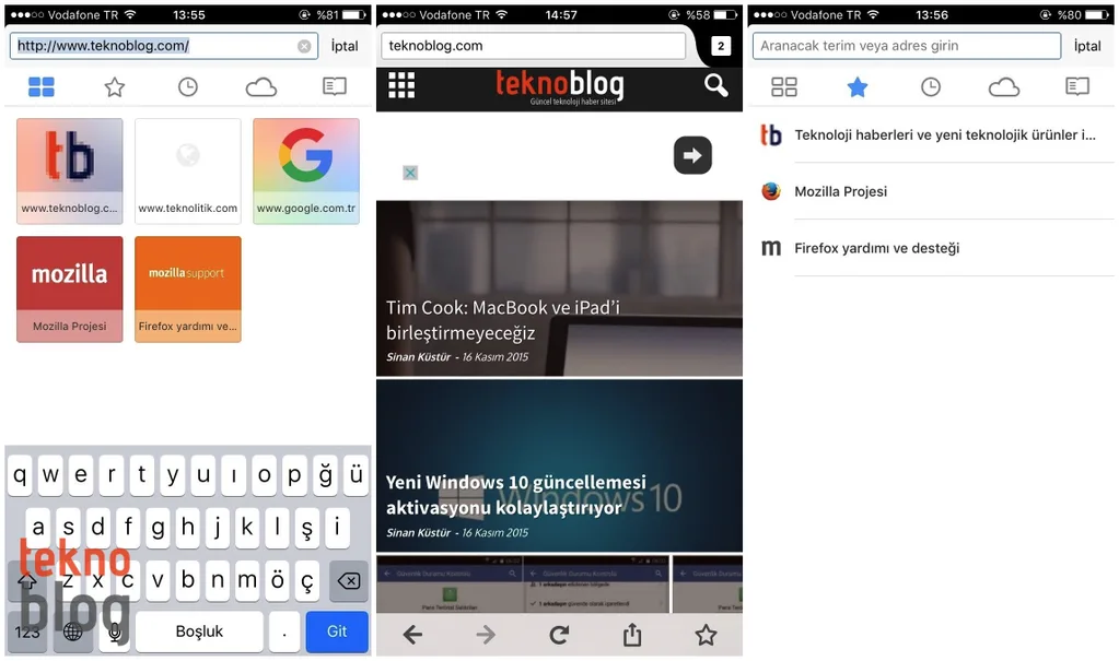 Mozilla Firefox: Popüler internet tarayıcısı artık iOS’te