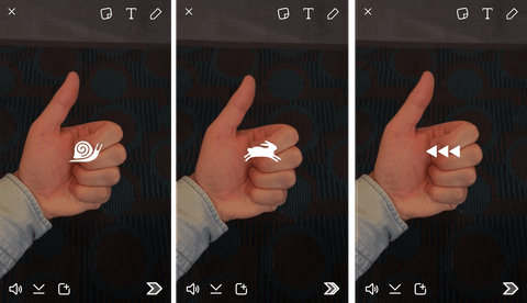 Snapchat videoları filtrelerle hızlandırılabilecek, yavaşlatılabilecek ve geri sarılabilecek