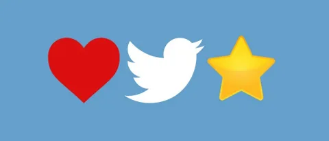 Twitter yıldızı kalp ile, favorileri beğenilerle değiştirdi