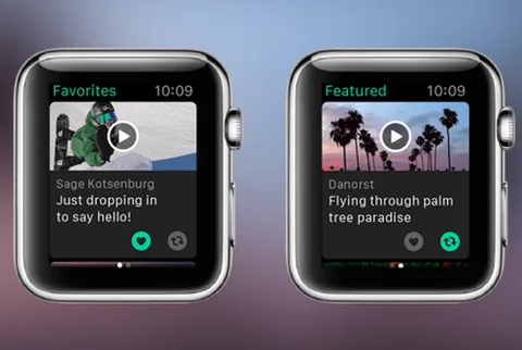 Vine Apple Watch uygulaması çıktı