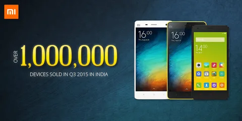 Xiaomi Hindistan’da 1 milyondan fazla akıllı telefon sattı