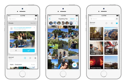 Facebook fotoğraf senkronizasyonu için Moments uygulamasını zorunlu yapıyor