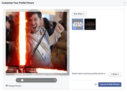 Facebook Star Wars 7’nin çıkışını ışın kılıçlarıyla kutluyor
