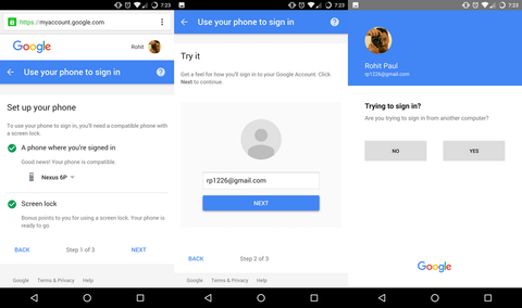 Google kullanıcıların şifre olmadan giriş yapmalarını sağlayacak yöntemi test ediyor