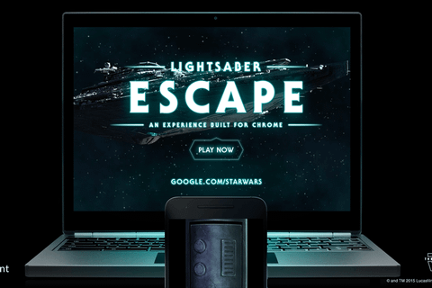 Google Star Wars oyunu ile telefonunuzu ışın kılıcına dönüştürün