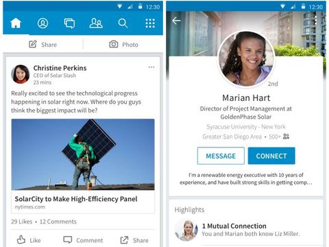 LinkedIn yenilenen mobil uygulamasını yayınladı