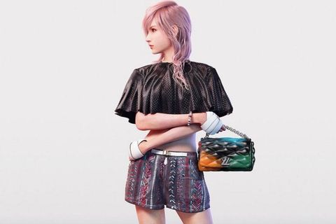 Louis Vuitton yeni kreasyonunu Final Fantasy’den Lightning ile tanıtıyor