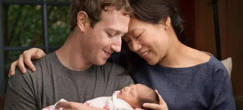 Mark Zuckerberg kızı Max’e Facebook paylaşımıyla merhaba dedi