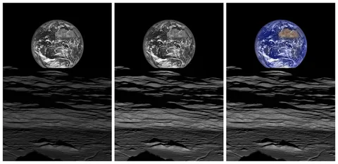 NASA Dünya’nın Ay üzerinden doğuşunu gösteren fotoğraflar yayınladı