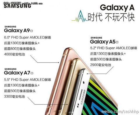 Samsung Galaxy A9’un tanıtım fotoğrafları 6 inç ekranı işaret ediyor